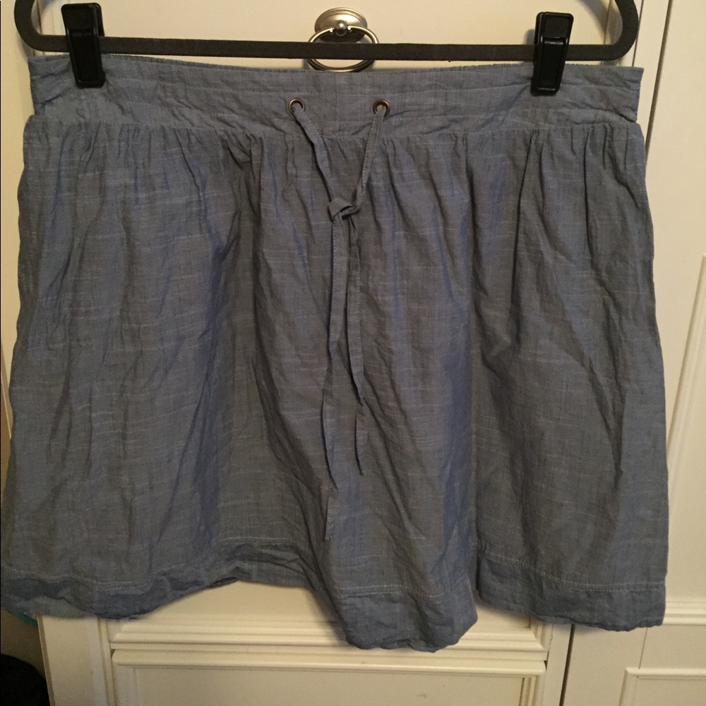 Merona Chambray Skirt - Size XL